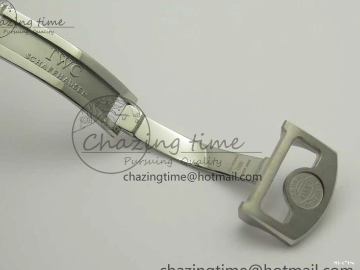 MIROTIME 0127 Lightweight Portuguese Tourbillon IW504602 SS ZF Best Edition Gray Dial on Brown Leather Strap 7177